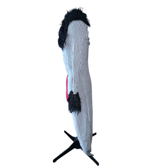 Urban Outfitters Janis Faux Fur Trimmed Ribbed Duster Cardigan Sz XS Front Clasp - Picture 14 of 16